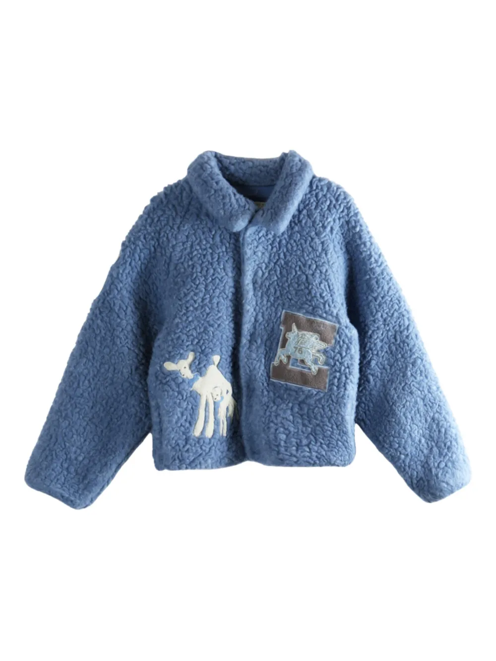 

Куртка с вышитыми нашивками ERL, синий