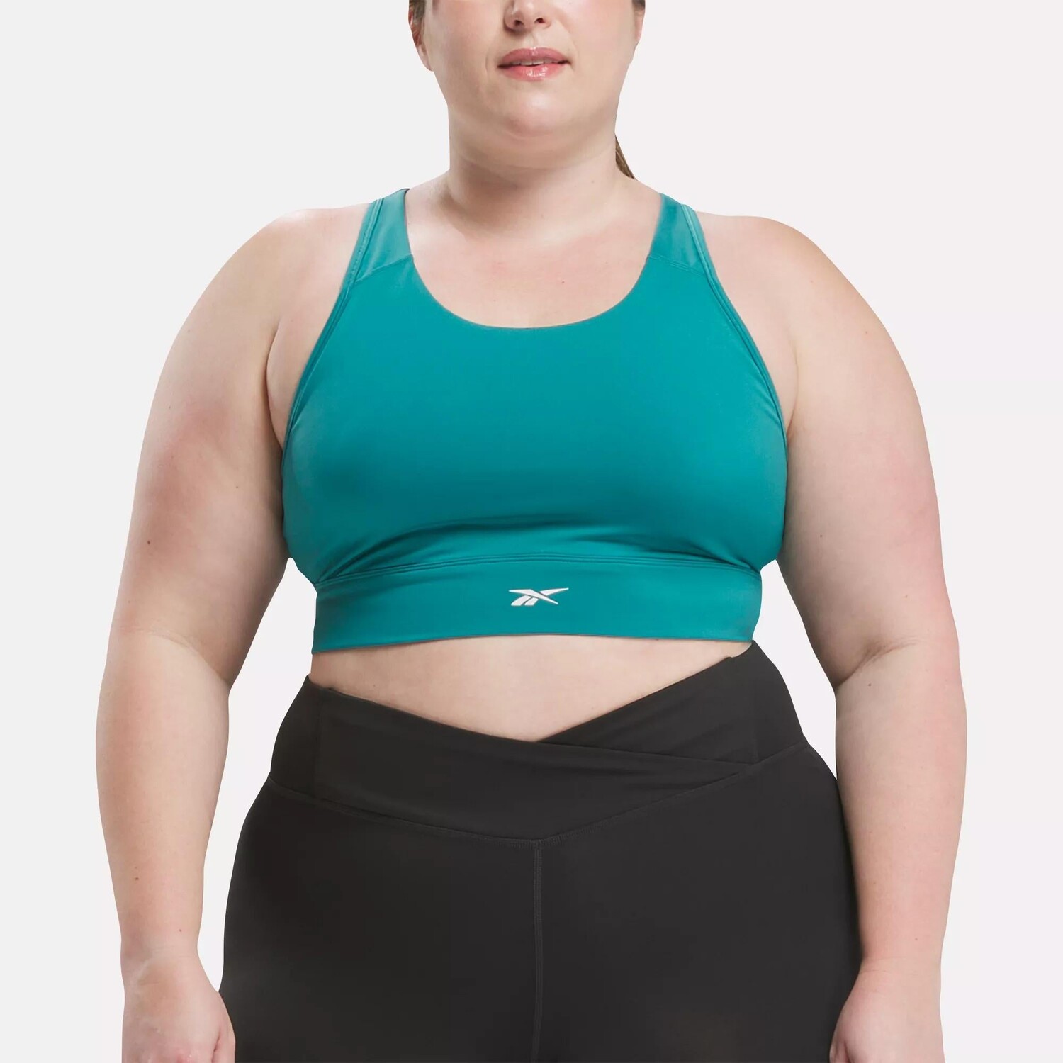 

Бюстгальтер с высокой поддержкой ID Train (большие размеры) Reebok, цвет Team Teal