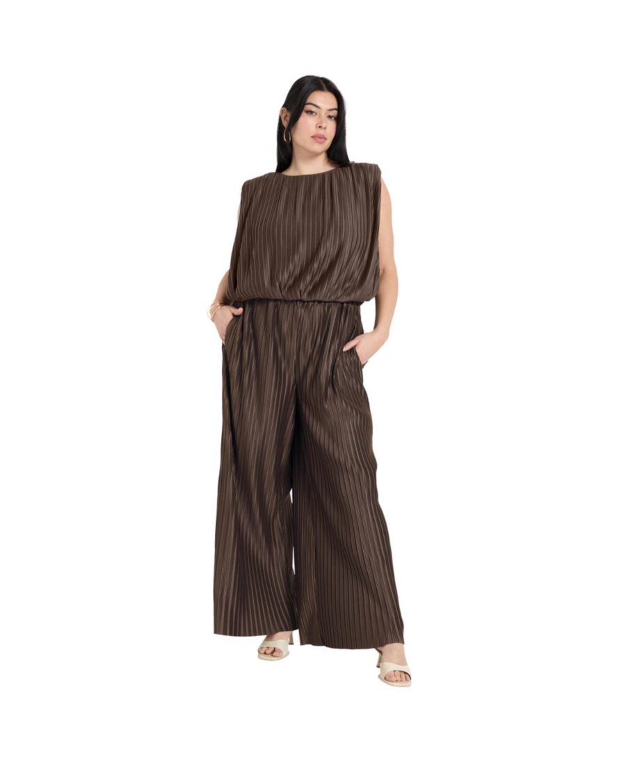 

Женский укороченный топ June + Vie Plisse с рукавами летучая мышь June & Vie, Potting soil