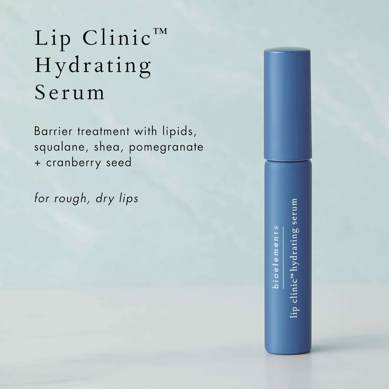 Увлажняющая сыворотка для губ Bioelements Lip Clinic - 0,33 жидких унции - Увлажняет и питает кожу губ с маслом ши и скваланом - Веганский продукт, без глютена - Не тестируется на животных — фото 3