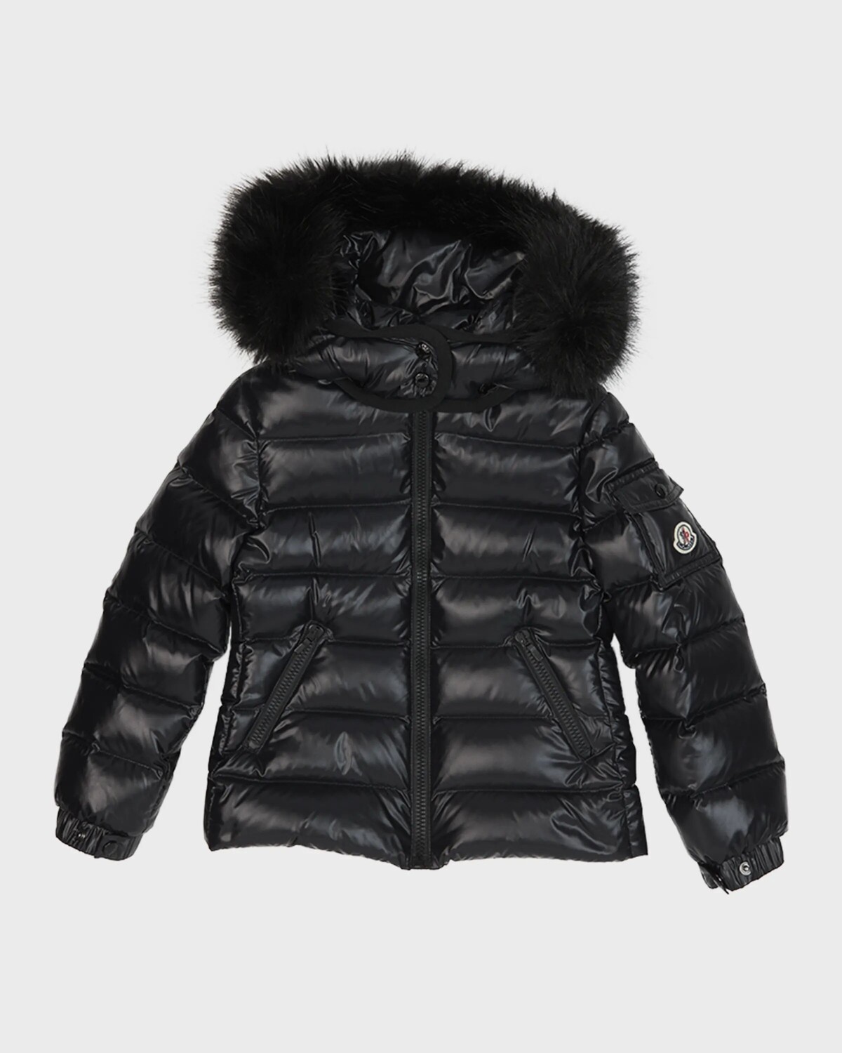 

Детская стеганая куртка Bady из искусственного меха Moncler, цвет Black