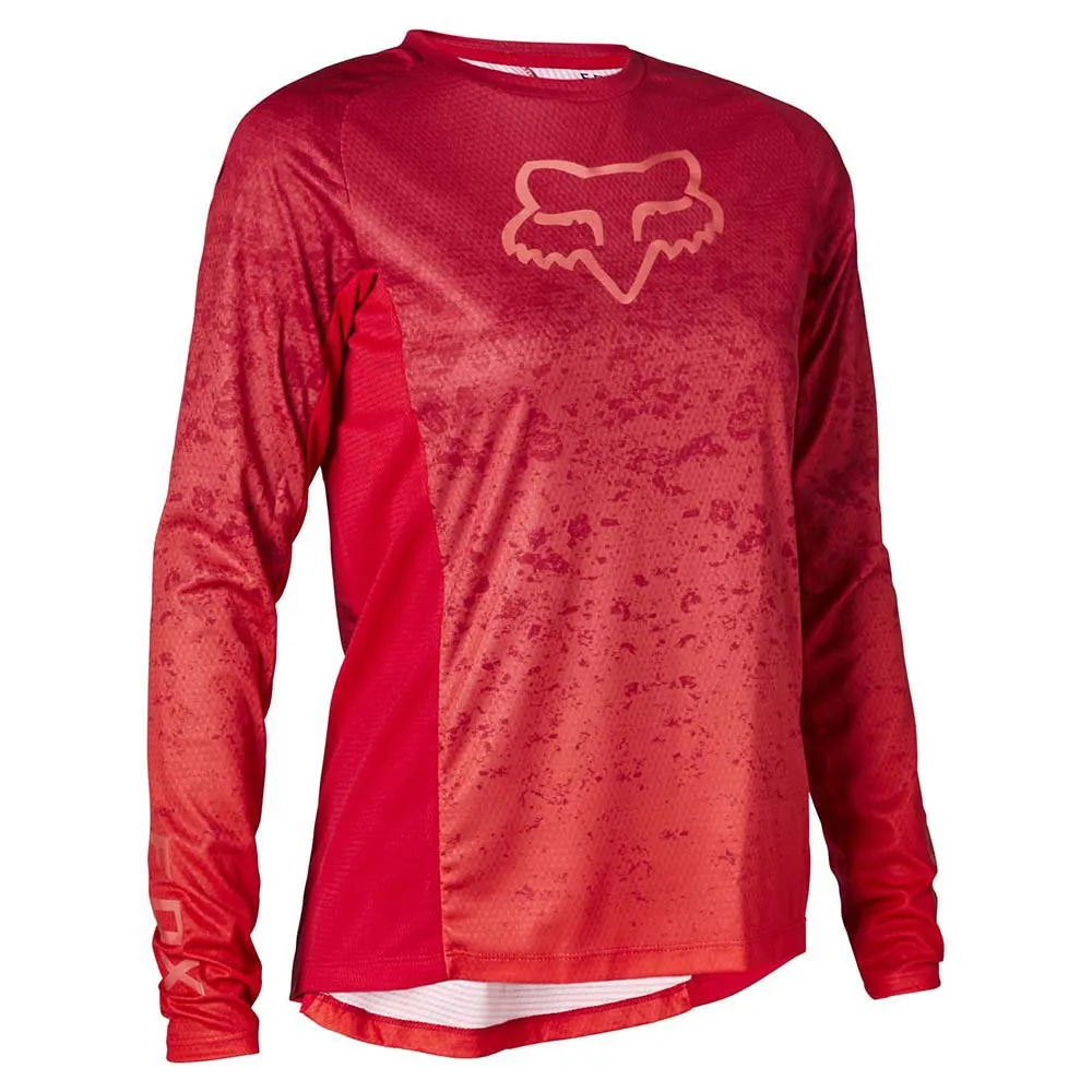 

Джерси эндуро с длинным рукавом Fox Racing Defend Lunar, красный