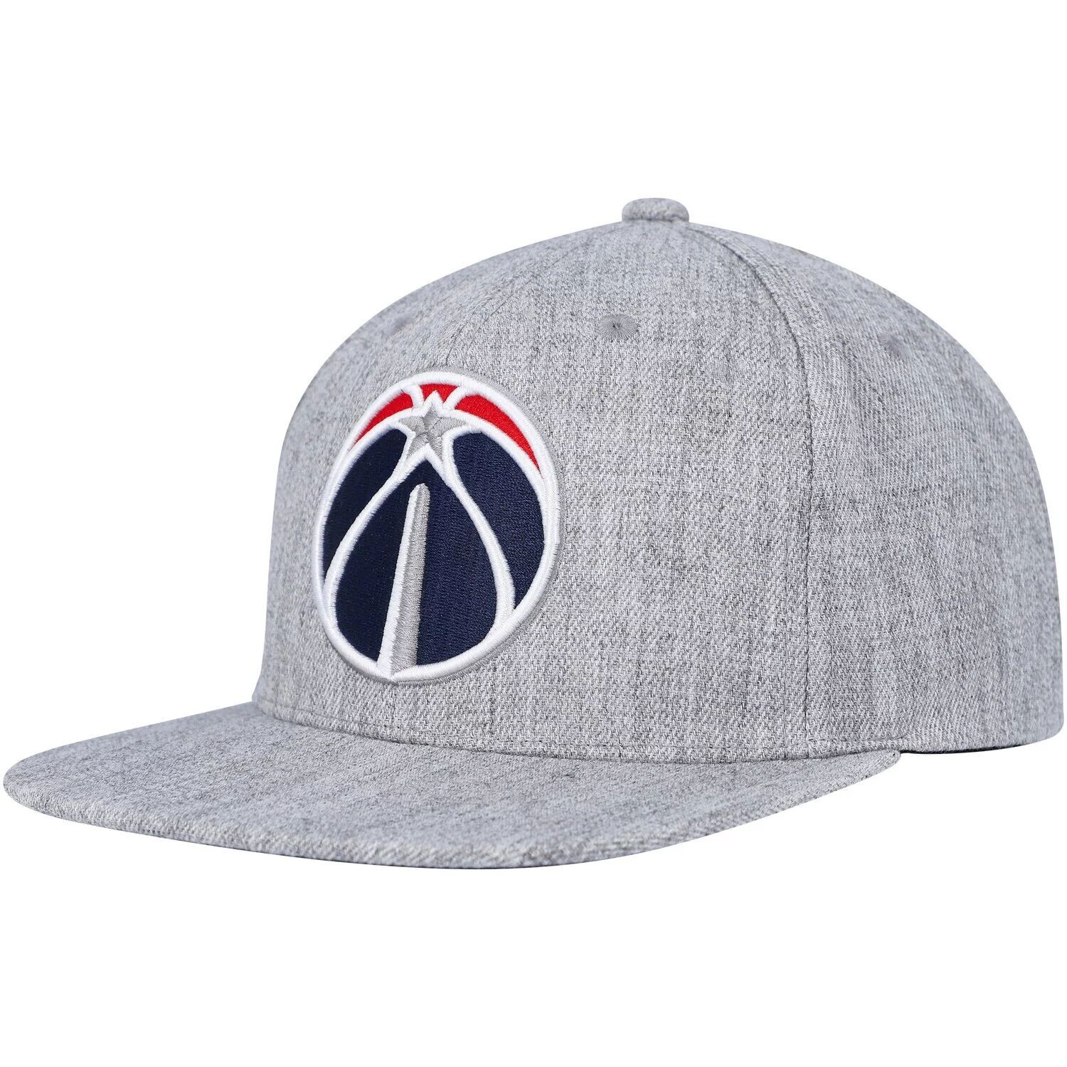 

Мужская кепка Mitchell & Ness Heather Grey Washington Wizards Hardwood Classics 2.0 Snapback