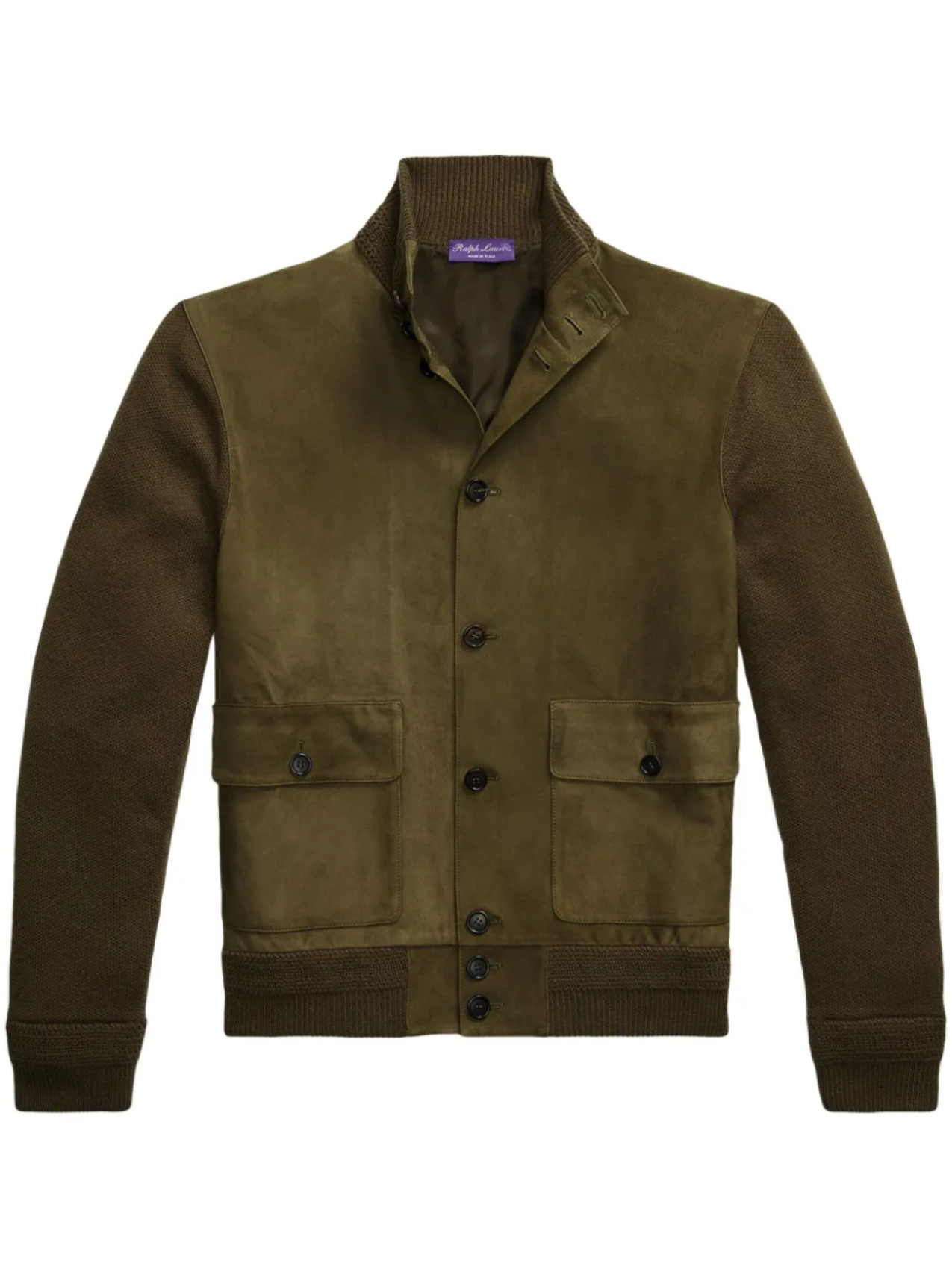 

Замшевый кардиган Ralph Lauren Purple Label, зеленый