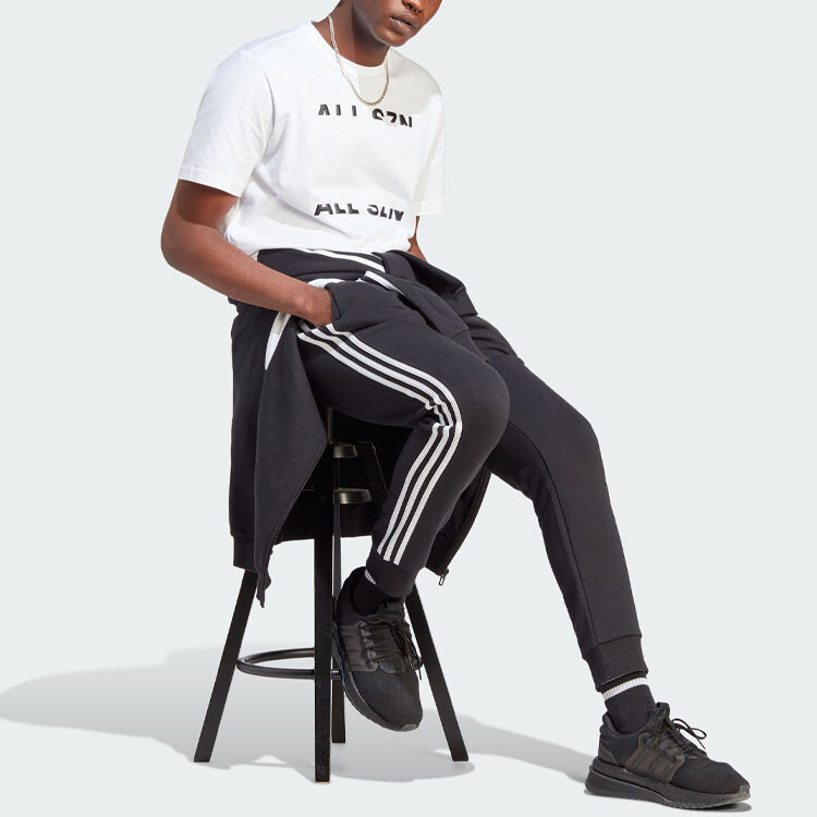 Спортивная футболка мужская белая Adidas, белый — фото 4