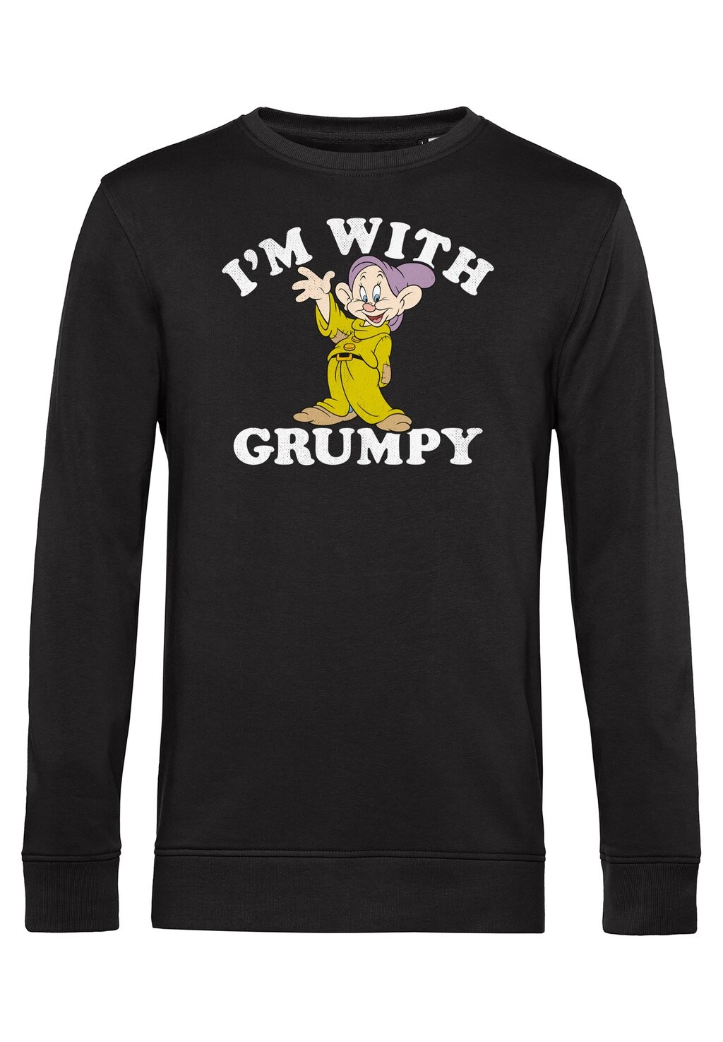 

Толстовка SNOW WHITE AND THE SEVEN DWARFS WITH GRUMPY Disney, черный