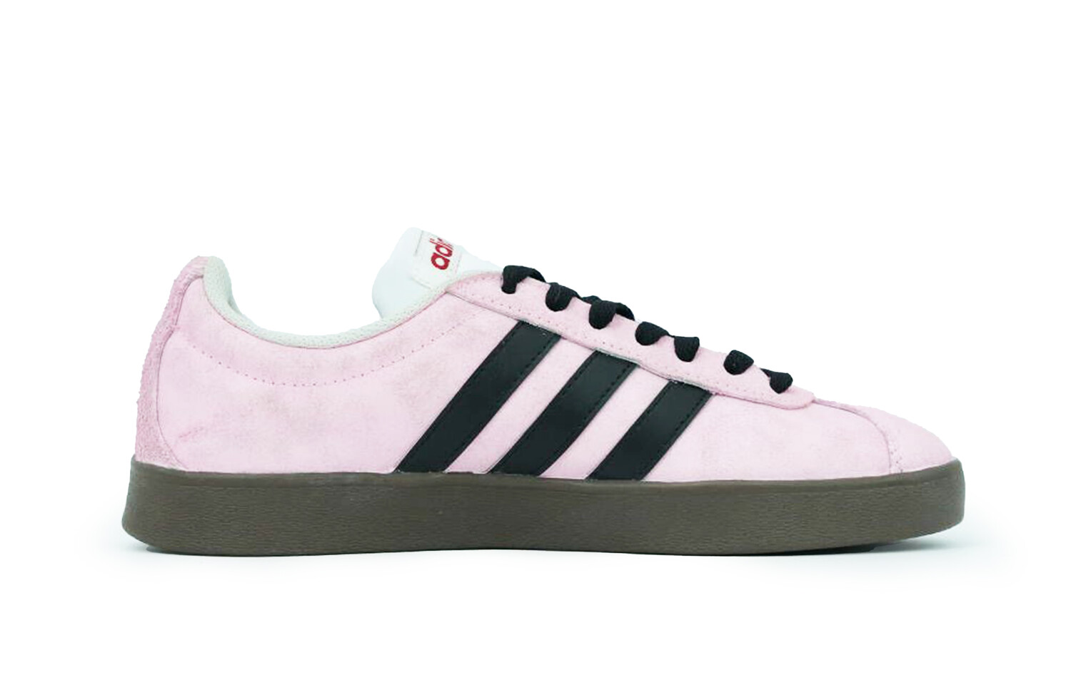 

Кроссовки adidas neo Vl Court Skateboarding Shoes Unisex Low-top Pink/Red/Black, розовый