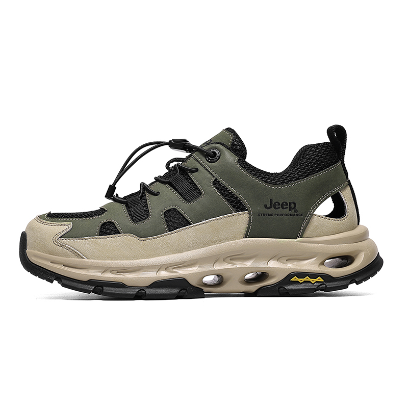 

Низкие походные ботинки для мужчин Jeep, Black Green