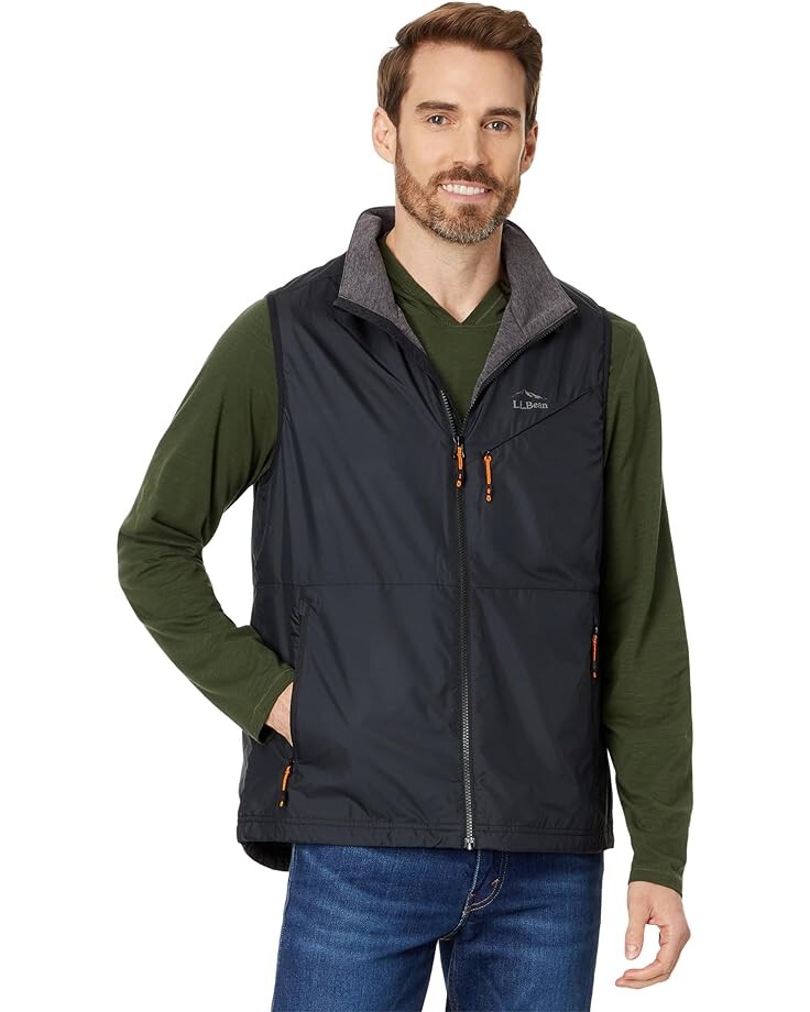 

Утепленный жилет L.L.Bean Performance Fleece-Lined Windbreaker, цвет Midnight Black