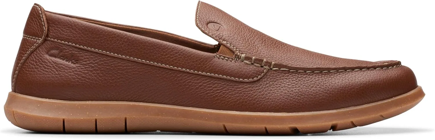 Мокасины из натуральной кожи Clarks, светло-коричневый — фото 2