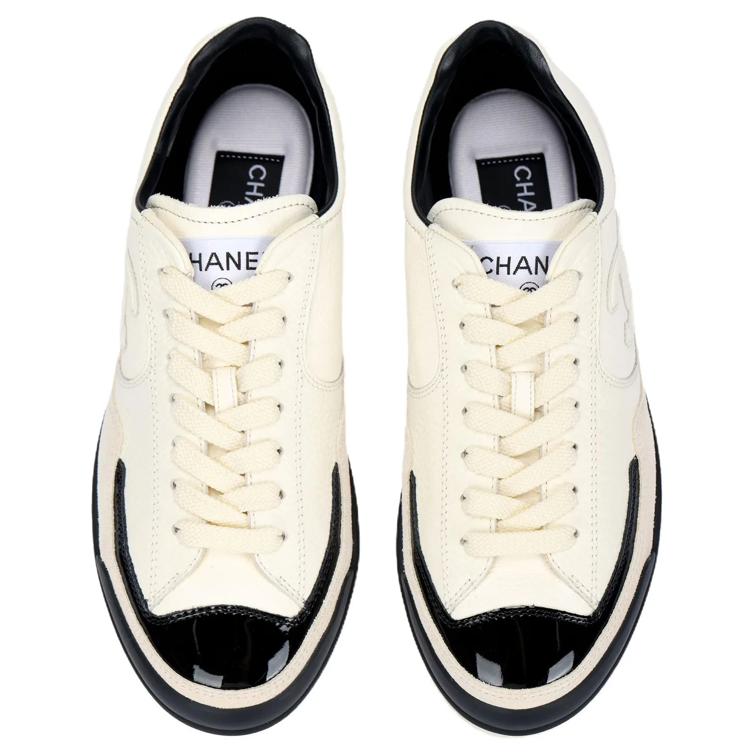 CHANEL Кроссовки для скейтбординга мужские low top белые — фото 4