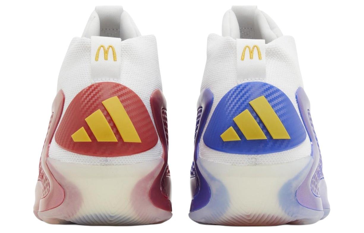 Футболка McDonald's All American Adidas бело-синяя — фото 4