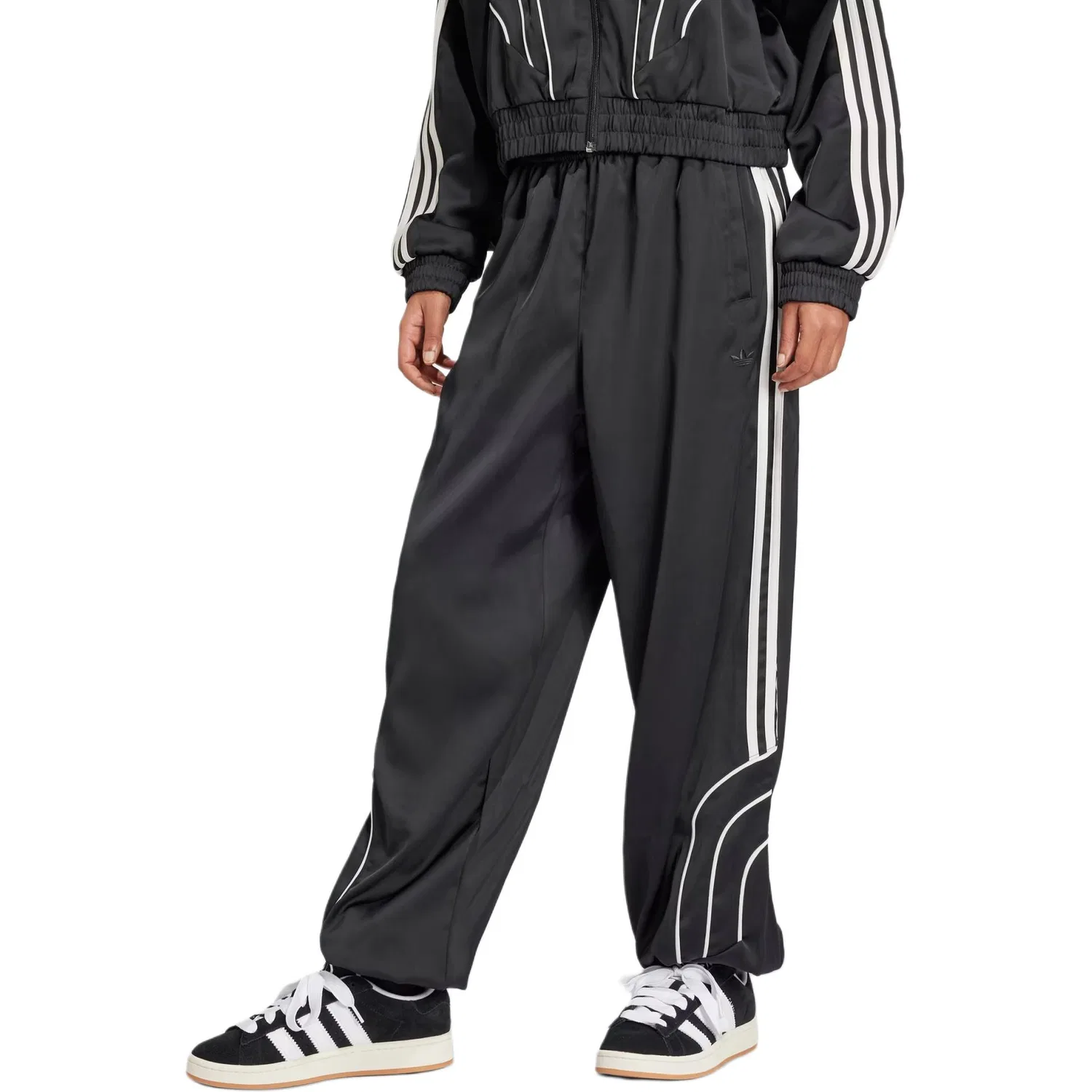 Спортивные штаны трикотажные Adidas Originals черные — фото 3