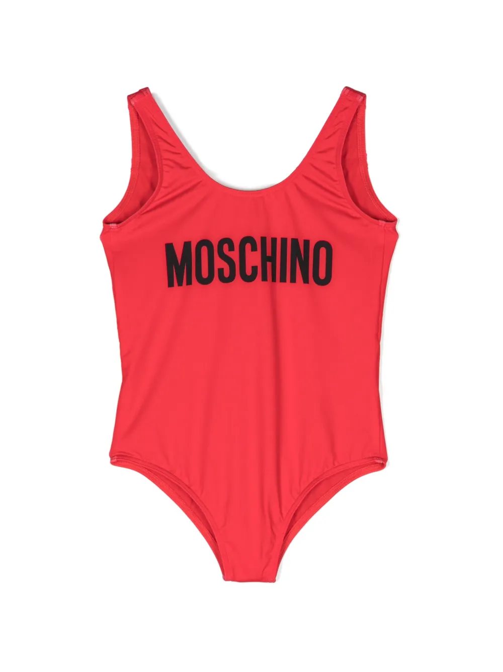 

Купальник с логотипом Moschino Kids, красный