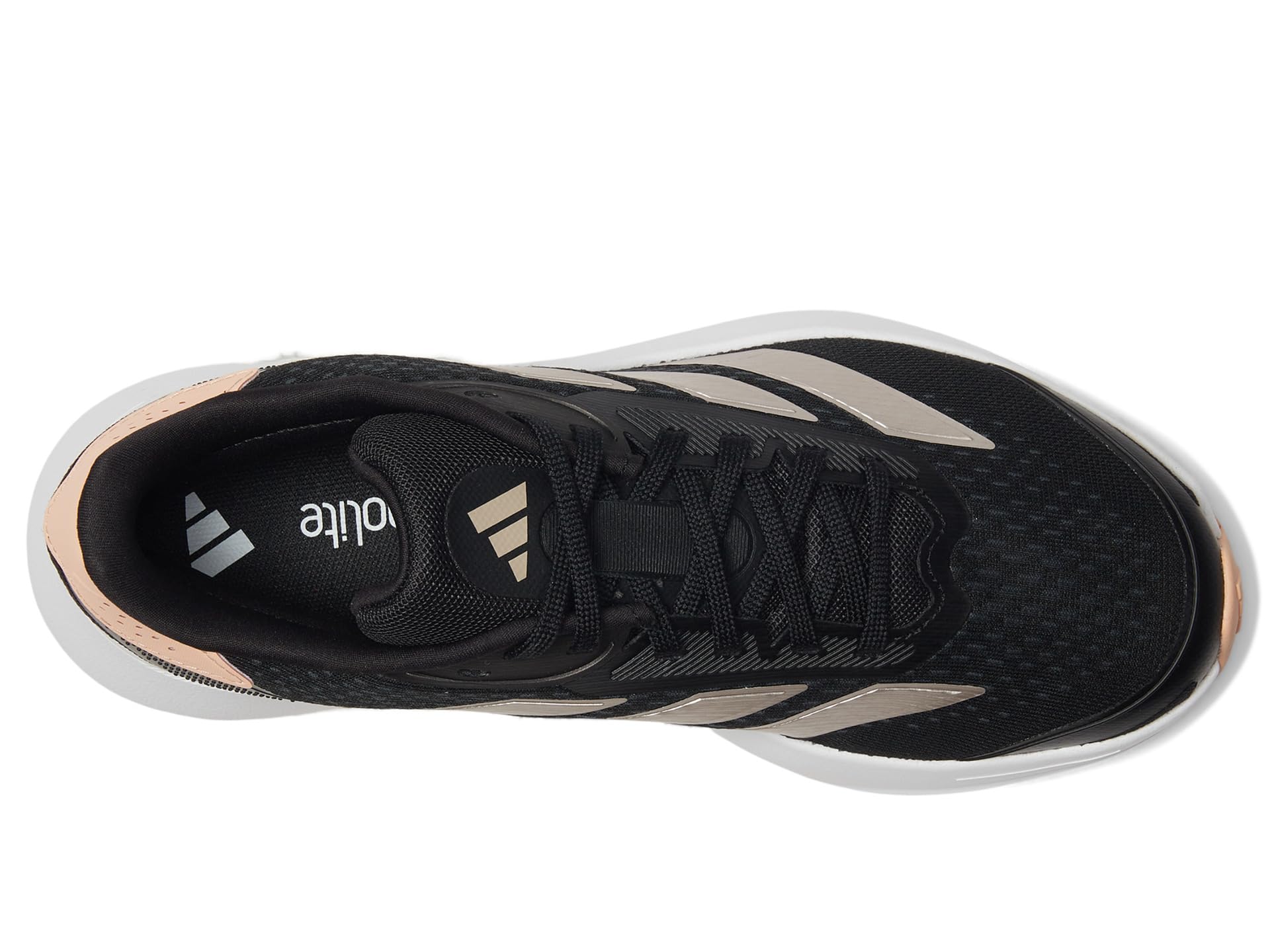 Кроссовки adidas Running Duramo SL 2.0, цвет Black/Champagne Metallic/Powder Coral — фото 2
