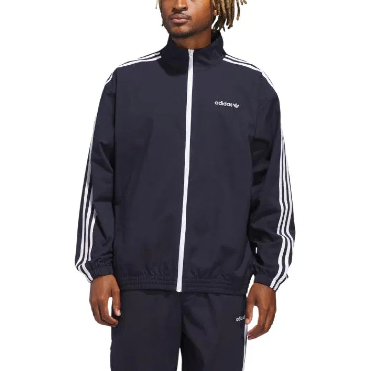 Куртка skateboarding firebird jackets & coats japan version unisex Adidas Originals, Legend Ink Blue — фото 4