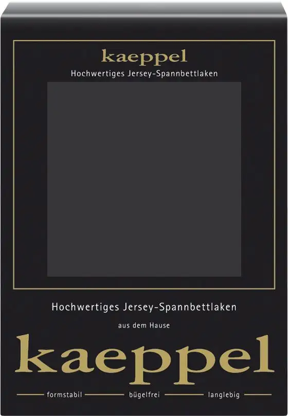 

Простыня Kaeppel Single Jersey Mako Elastane, изготовлена ​​из 97 % хлопка и 3 % эластана 140-160х200 см, 1 шт., цвет titanium