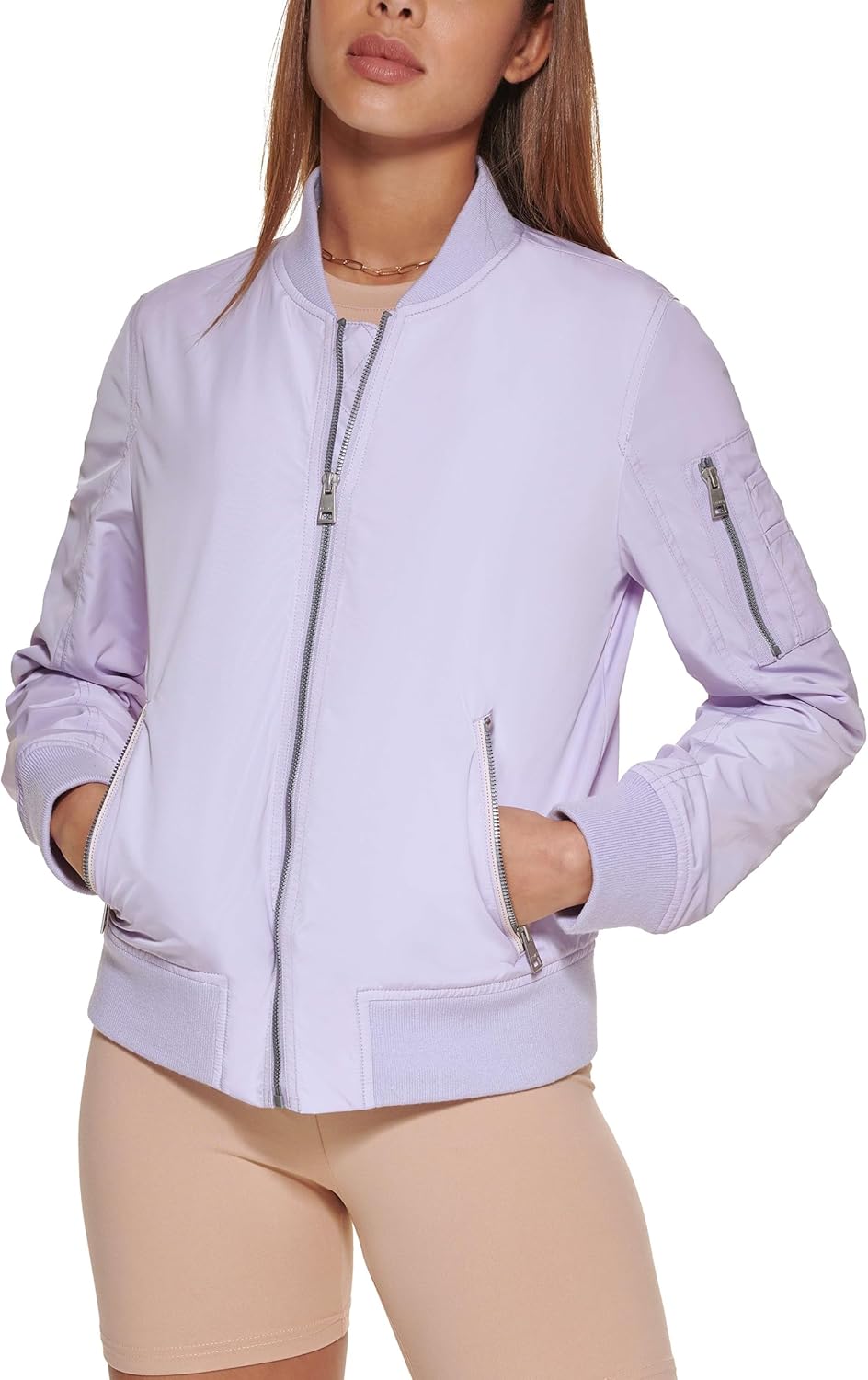 

Женская куртка-бомбер Levi's Melanie Newport (стандартный и большой размер), Violet