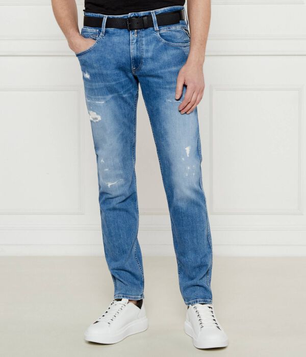 

Джинсы анбас Slim fit Replay, синий