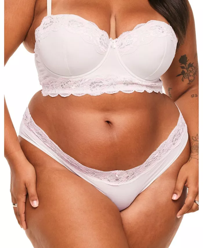 

Трусики-бикини Mavis больших размеров Adore Me, белый