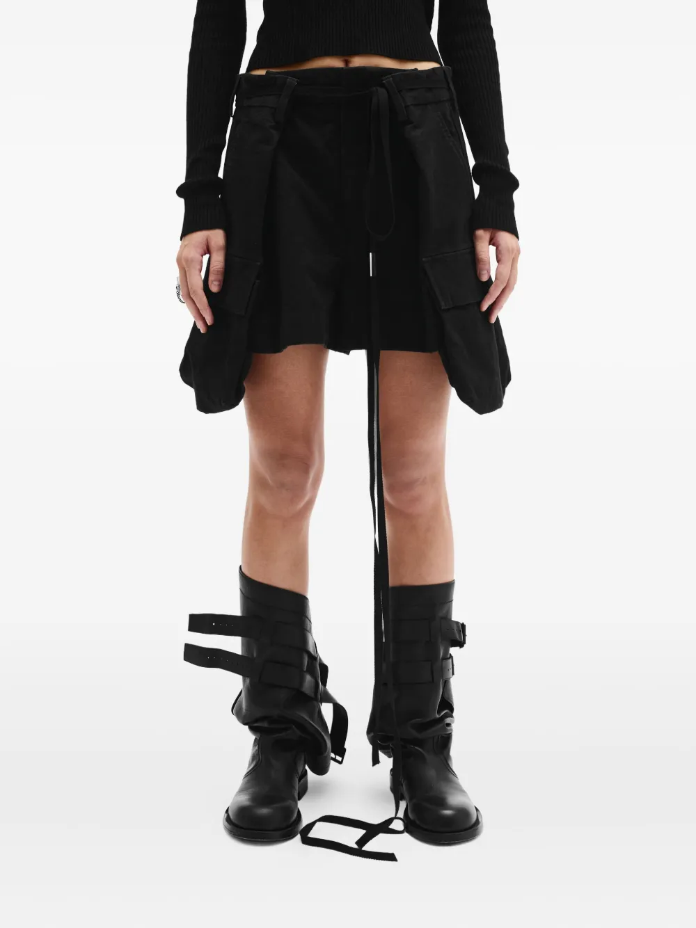

Шорты-карго Nadina Ann Demeulemeester, черный