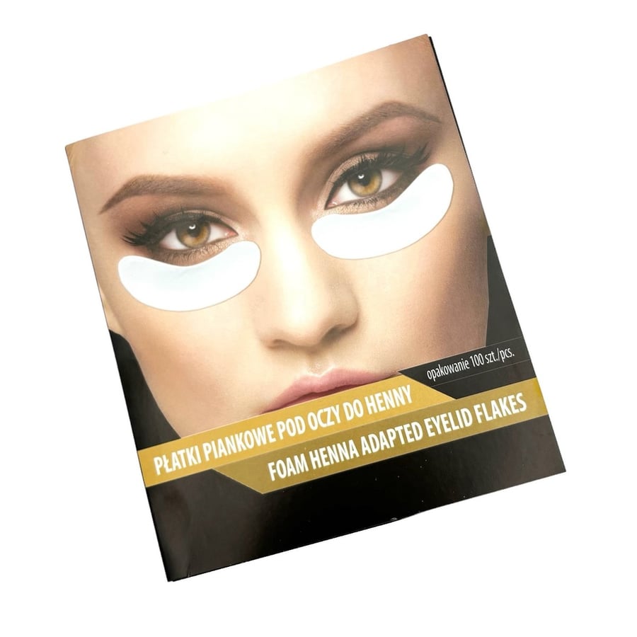 

Eco-Higiena, Пенные патчи для глаз с хной, 100 шт. Eko-Higiena