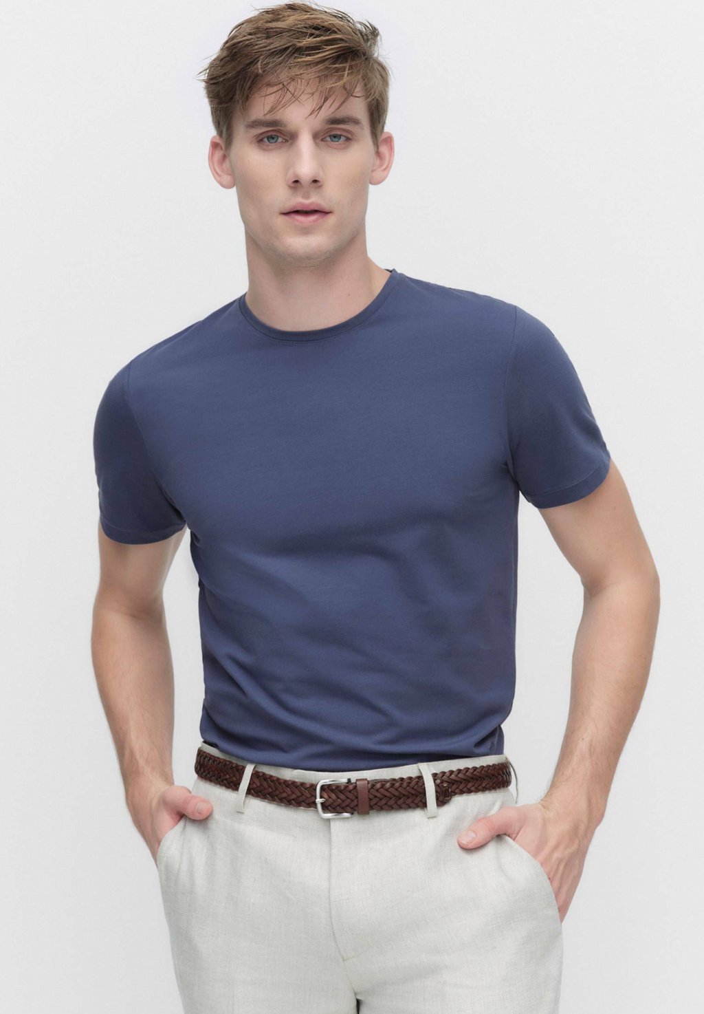 

Базовая футболка CORE SOLID O-NECK Bläck, синий