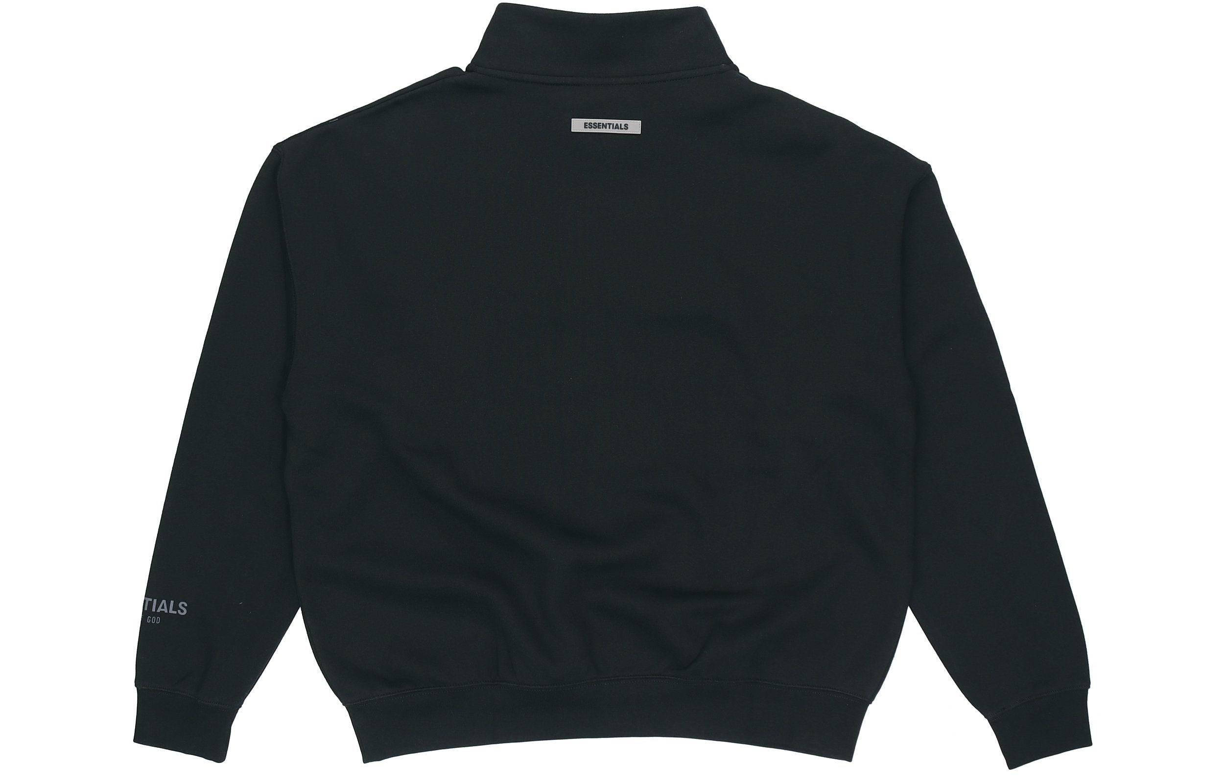 Спортивная толстовка Fear of God Essentials Half Zip 'Black' — фото 3