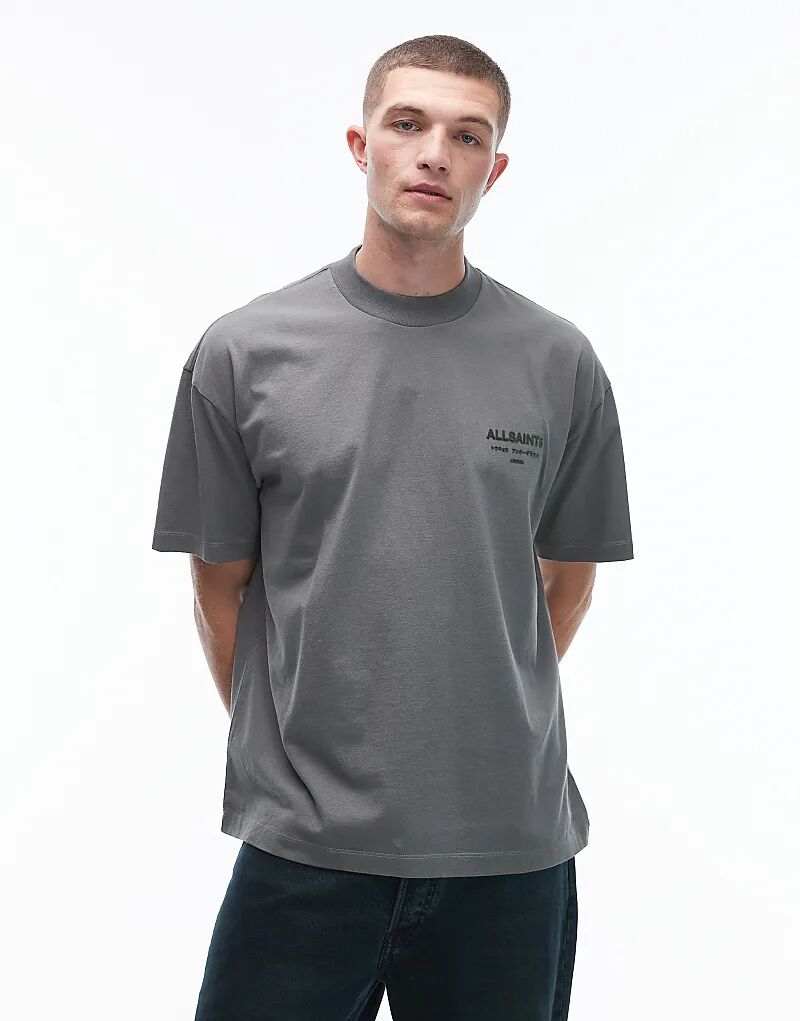 

Футболка Allsaints xander светло-зелёного цвета