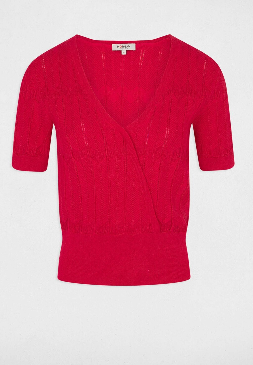 

Базовая футболка Maglia Morgan, красная