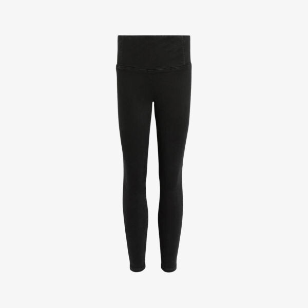 

Джинсы Cora sizeme skinny-leg средней посадки из эластичного денима Allsaints, черный