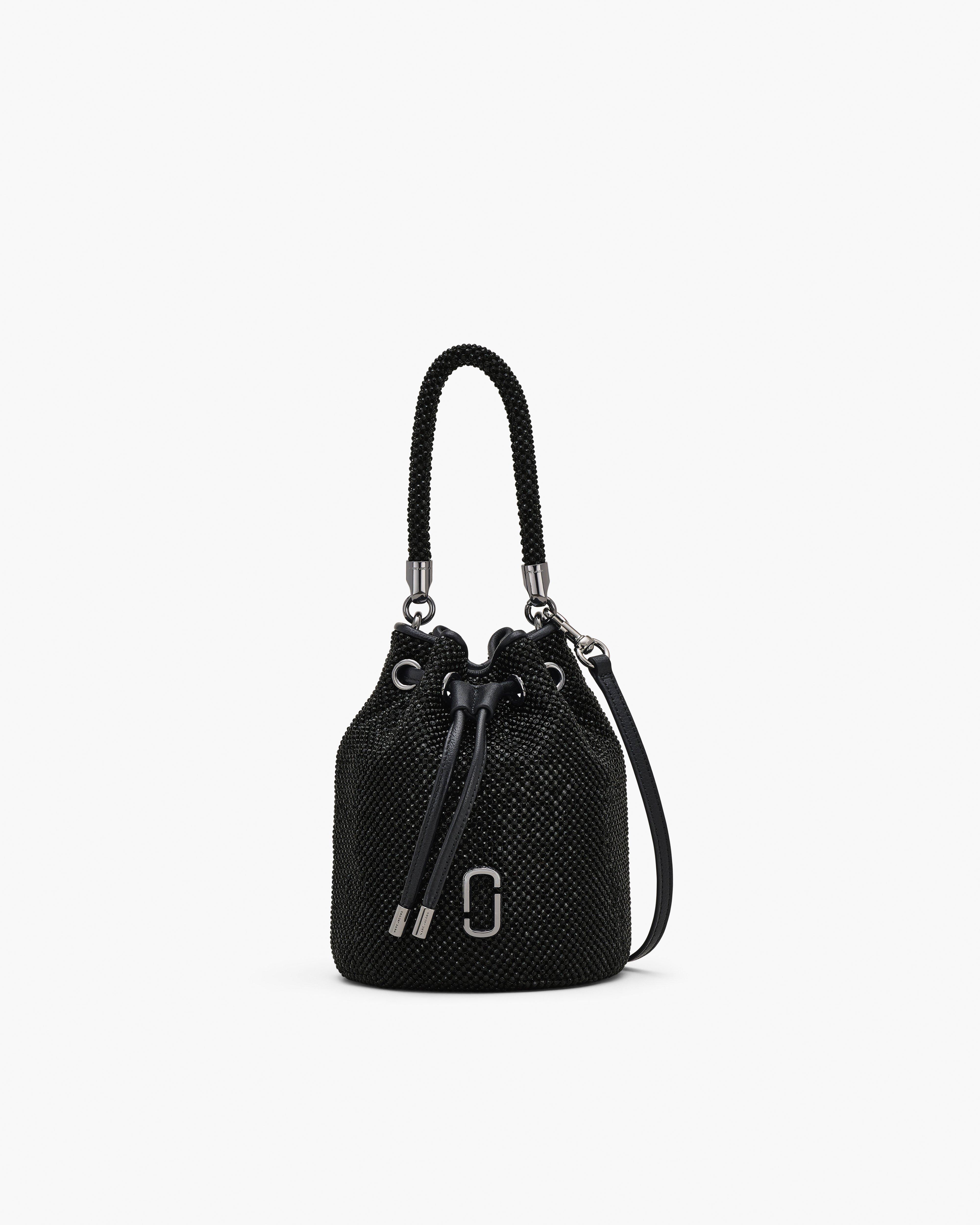 

Мини-сумка-ведро со стразами Marc Jacobs, черный