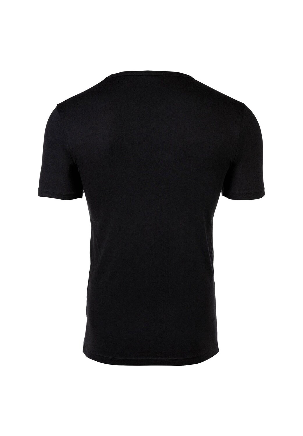 Футболка мужская, упаковка 2 шт. - TShirtRN 2P Modern, майка, круглый вырез, стрейч BOSS, черный — фото 2