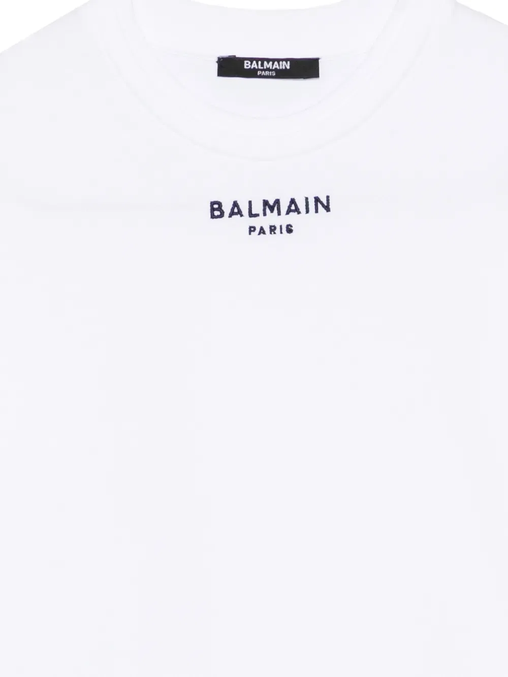 Футболка с круглым вырезом Balmain Kids, белый — фото 3