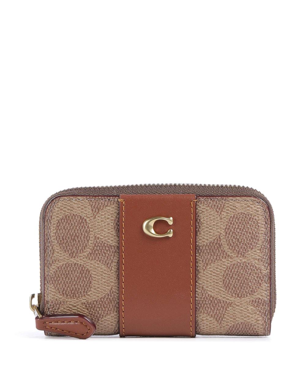 

Фирменный кошелек Essential из полиэстера и коровьей кожи Coach, коричневый