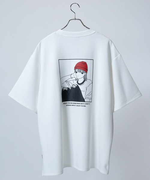 

Футболка с перфорацией на спине и боковым разрезом Red Cap Girl, красная