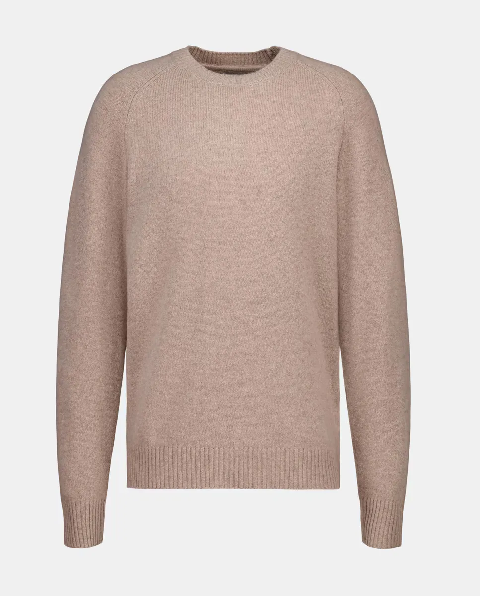 

Мужской свитер из овечьей шерсти Easy Wear, бежевый