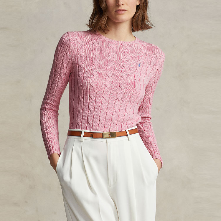 Женский трикотаж Розовый свитер Polo Ralph Lauren — фото 3