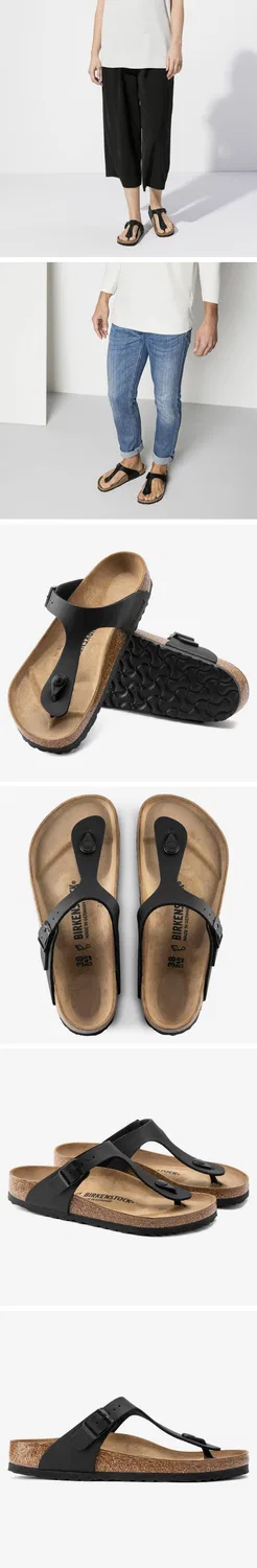 Мужские чёрные вьетнамки Gizeh BF Regular от Birkenstock — фото 3