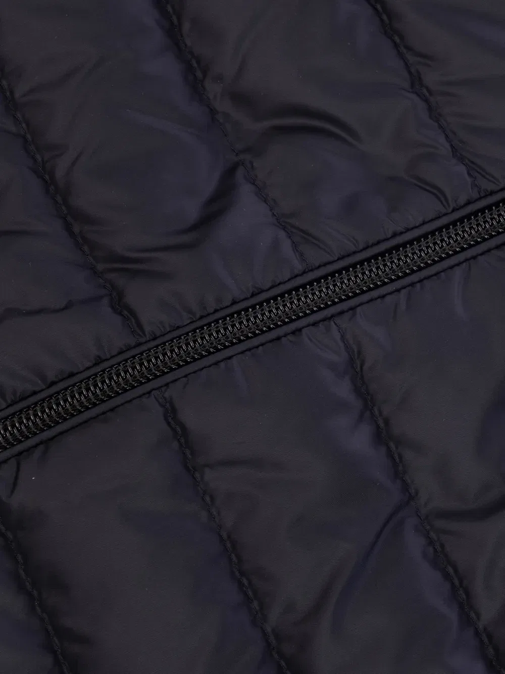 Куртка на молнии со стеганой передней частью Moncler Enfant, синий — фото 3