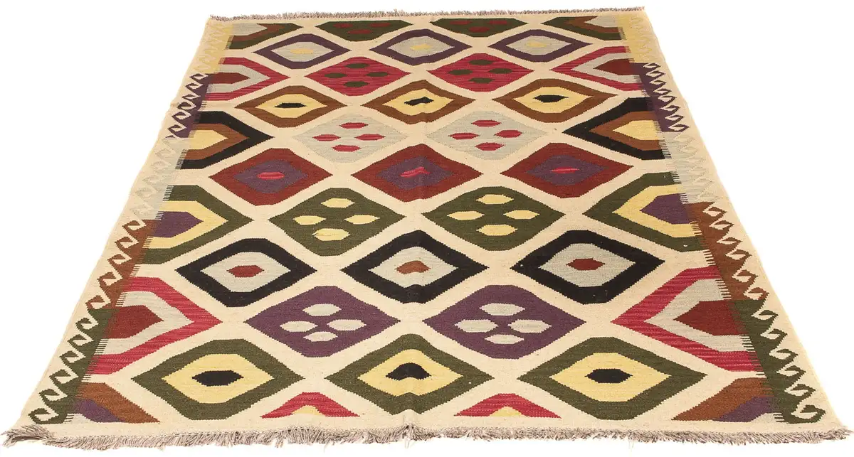 

Шерстяной ковер Morgenland "Kilim - Splash - 203 x 147 см - разноцветный", прямоугольный, для гостиной, цельный 147х203 см, цвет Mehrfarbig