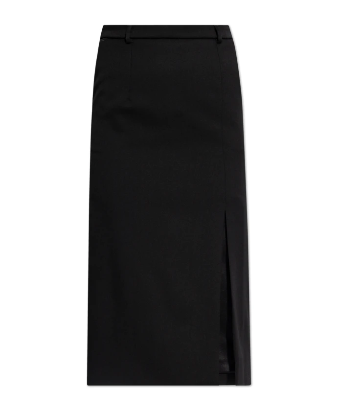 

Шерстяная юбка Dolce & Gabbana, черный
