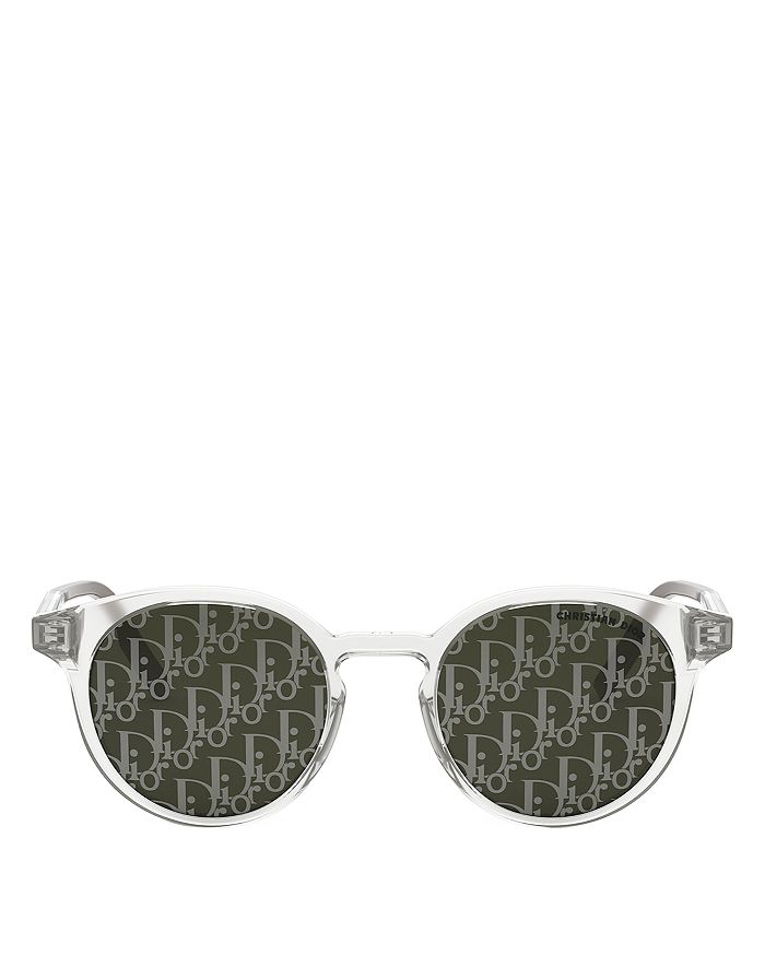 DiorTag R1I круглые солнцезащитные очки, 49 мм DIOR, Круглые солнцезащитные очки DiorTag R1I, 49 мм, серый — фото 2