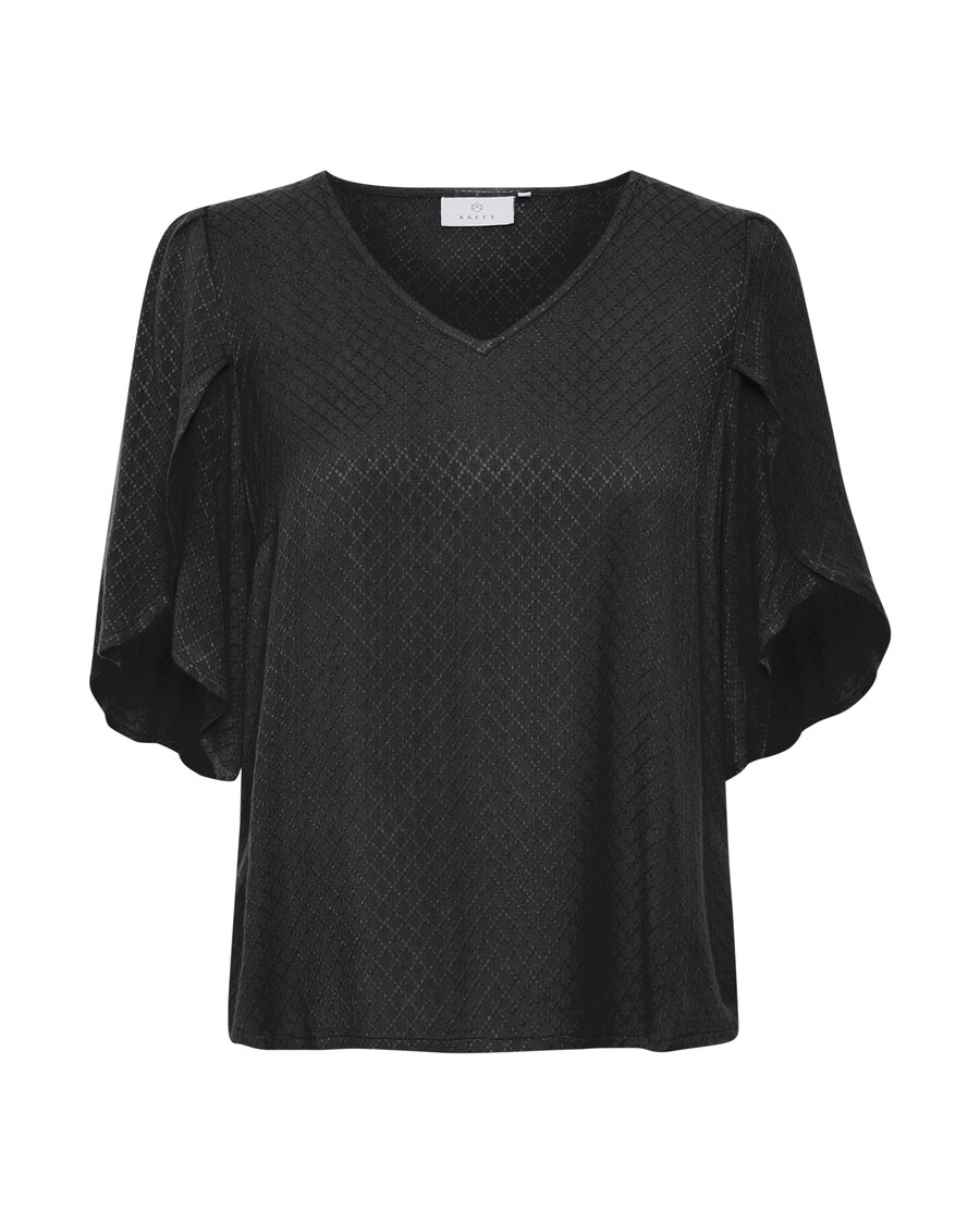 

Блузка с коротким рукавом Kaffe Blouse Mina, черный