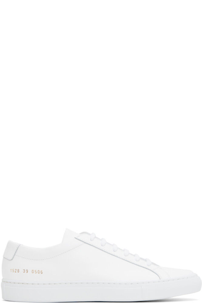 

Белые оригинальные низкие кеды Achilles Common Projects