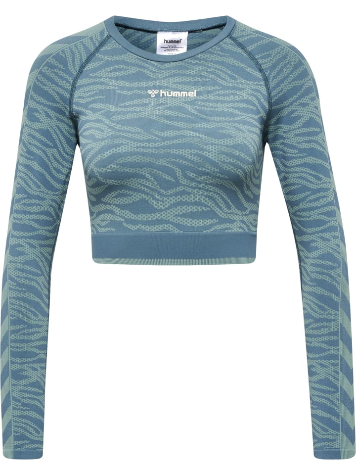 

Топ Hummel, цвет north atlantic/blue surf melange