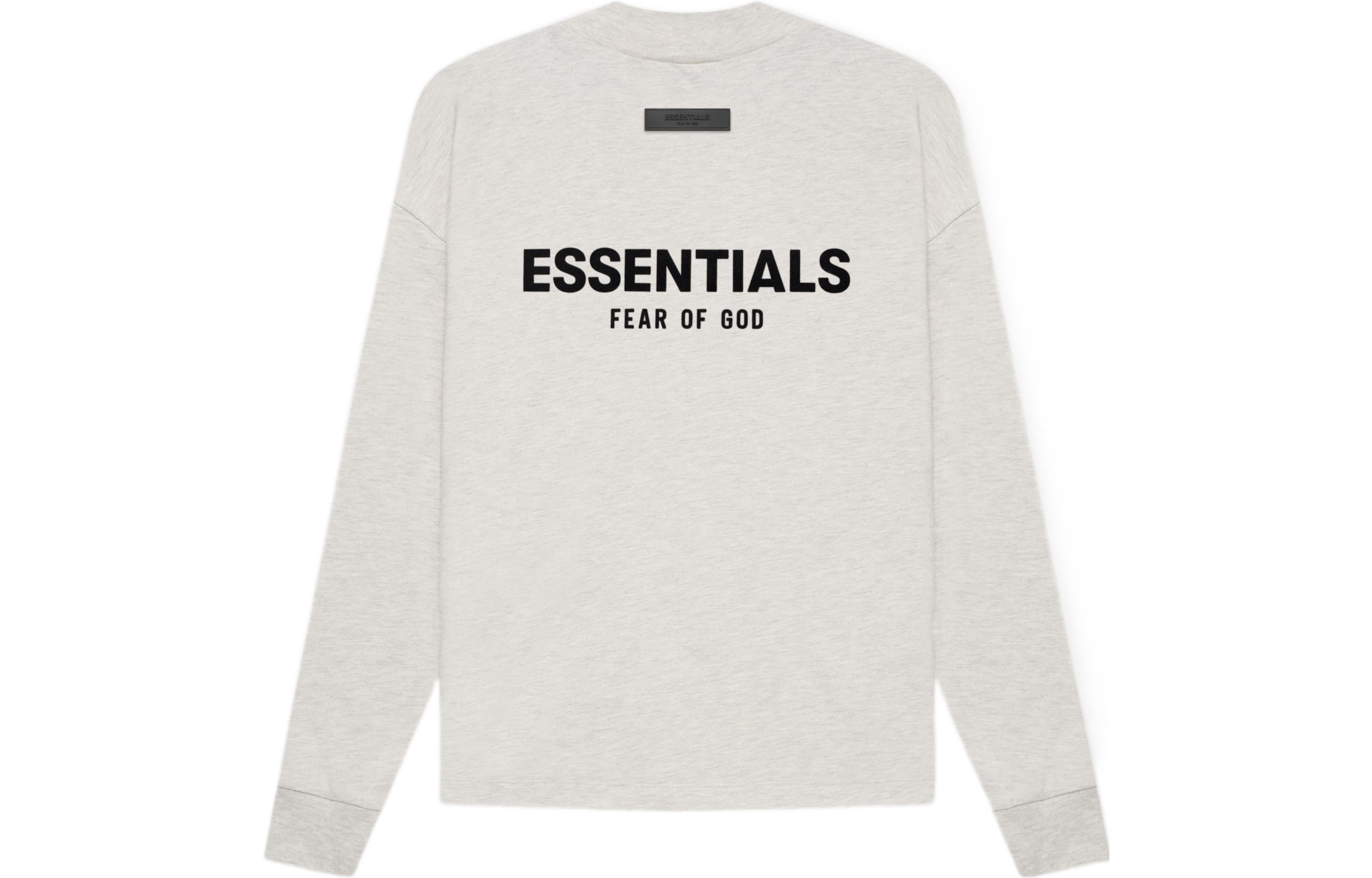 Футболка Fear of God Essentials SS22 Long Sleeves T-Shirt 'Light Oatmeal' FOG-SS22-414, бежевый — фото 2