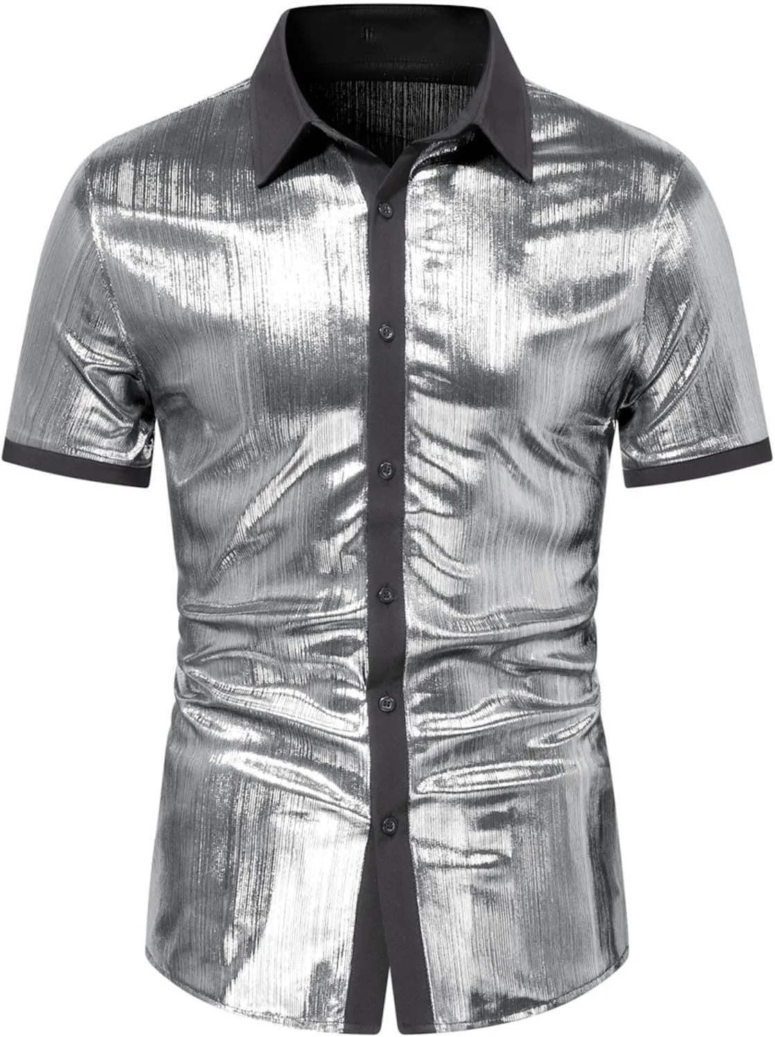 

Футболка мужская Vintage Disco с коротким рукавом и блестками