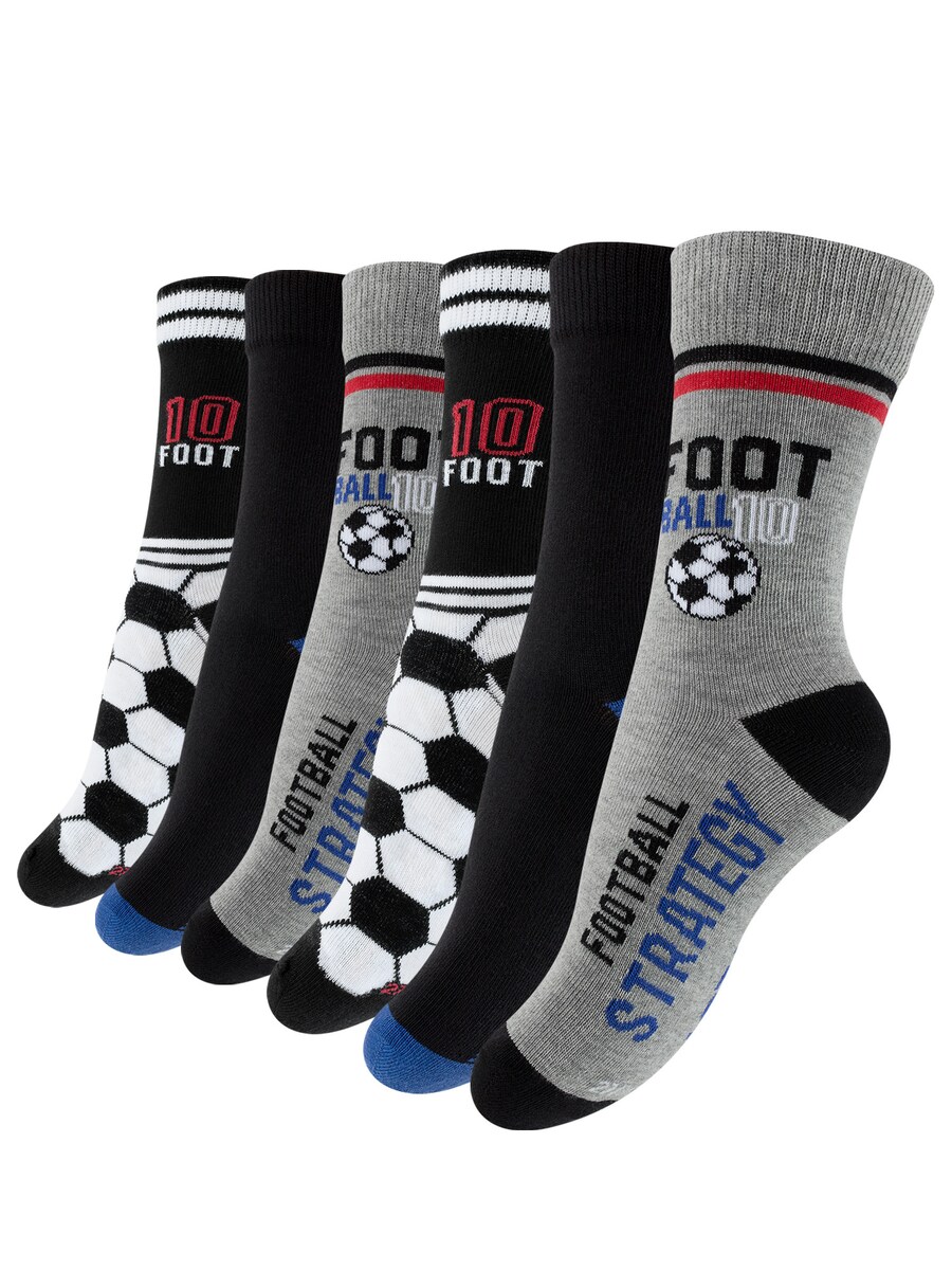 

Носки Cotton Prime Fußball, серый/черный/белый