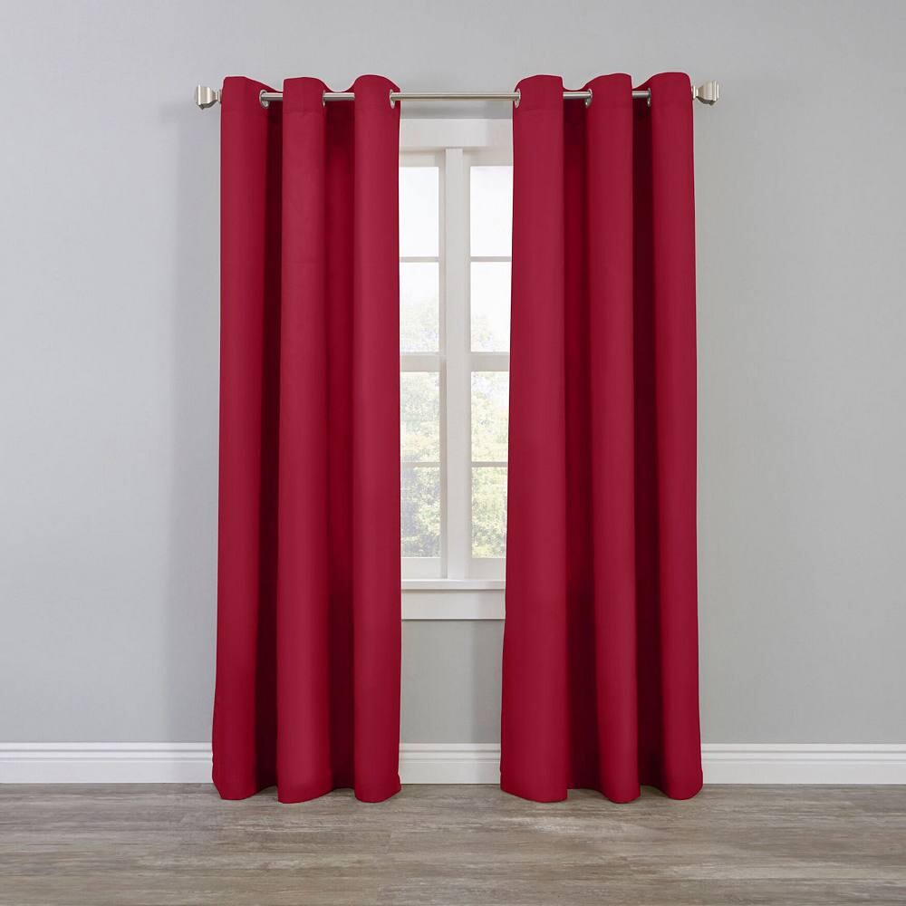 

BrylaneHome BH Studio Панель с втулками из микрофибры, цвет Garnet